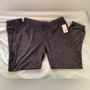 Black Velvet Leggings